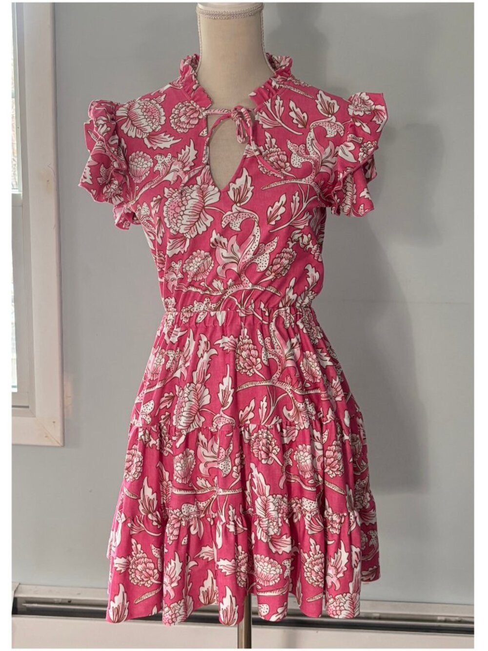 Smith & Quinn The Maeve Dress in Tuileries Bloom Pink floral size S small - Picture 2 of 8